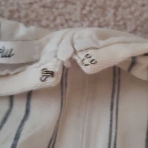 🔴Madewell Sz 14 A-line Vertical striped classic mini skirt - Picture 4 of 4
